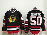 Chicago Blackhawks #50 Corey Crawford 2014 Stadium Series Black Jerseys,baseball caps,new era cap wholesale,wholesale hats
