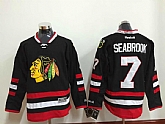 Chicago Blackhawks #7 Brent Seabrook 2014 Stadium Series Black Jerseys,baseball caps,new era cap wholesale,wholesale hats