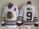 Chicago Blackhawks #9 Bobby Hull White Throwback CCM Jerseys,baseball caps,new era cap wholesale,wholesale hats