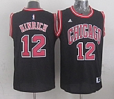 Chicago Bulls #12 Kirk Hinrich Revolution 30 Swingman 2014 New Black Jerseys,baseball caps,new era cap wholesale,wholesale hats