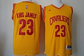 Cleveland Cavaliers #23 King James 2015 Yellow Fashion Jerseys,baseball caps,new era cap wholesale,wholesale hats