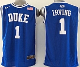 Duke Blue Devils #1 Kyrie Irving 2015 Blue Jerseys,baseball caps,new era cap wholesale,wholesale hats