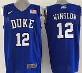 Duke Blue Devils #12 Justise Winslow 2015 Blue Jerseys,baseball caps,new era cap wholesale,wholesale hats