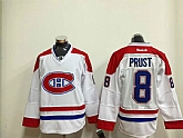 Montreal Canadiens #8 Brandon Prust White Jerseys,baseball caps,new era cap wholesale,wholesale hats