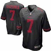Nike Limited San Francisco 49ers #7 Colin Kaepernick Black Jerseys,baseball caps,new era cap wholesale,wholesale hats