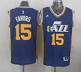 Utah Jazz #15 Derrick Favors Revolution 30 Swingman 2014 New Navy Blue Swingman Jerseys,baseball caps,new era cap wholesale,wholesale hats