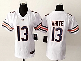 Womens Nike Chicago Bears #13 Kevin White White Game Jerseys,baseball caps,new era cap wholesale,wholesale hats