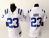 Womens Nike Indianapolis Colts #23 Gore White Game Jerseys,baseball caps,new era cap wholesale,wholesale hats