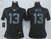 Womens Nike Limited Chicago Bears #13 White Impact Black Jerseys,baseball caps,new era cap wholesale,wholesale hats