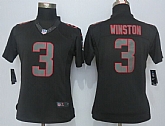 Womens Nike Limited Tampa Bay Buccaneers #3 Winston Impact Black Jerseys,baseball caps,new era cap wholesale,wholesale hats