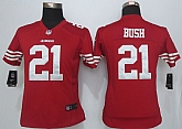 Womens Nike San Francisco 49ers #21 Reggie Bush Red Game Jerseys,baseball caps,new era cap wholesale,wholesale hats