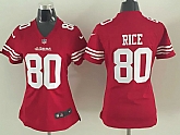 Womens Nike San Francisco 49ers #80 Jerry Rice Red Game Jerseys,baseball caps,new era cap wholesale,wholesale hats