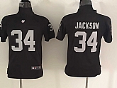 Youth Nike Oakland Raiders #34 Bo Jackson Black Game Jerseys,baseball caps,new era cap wholesale,wholesale hats