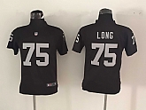 Youth Nike Oakland Raiders #75 Howie Long Black Game Jerseys,baseball caps,new era cap wholesale,wholesale hats