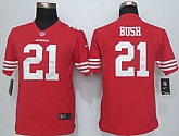 Youth Nike San Francisco 49ers #21 Reggie Bush Red Game Jerseys,baseball caps,new era cap wholesale,wholesale hats