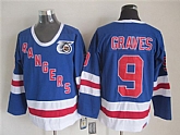 New York Rangers #9 Adam Graves Light Blue 75TH Throwback CCM Jerseys,baseball caps,new era cap wholesale,wholesale hats