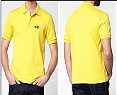 Baltimore Ravens Players Performance Polo Shirt-Yellow,baseball caps,new era cap wholesale,wholesale hats