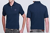Dallas Cowboys Players Performance Polo Shirt-Dark Blue,baseball caps,new era cap wholesale,wholesale hats