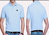 Dallas Cowboys Players Performance Polo Shirt-Sky Blue,baseball caps,new era cap wholesale,wholesale hats