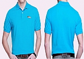 Denver Broncos Players Performance Polo Shirt-Light Blue,baseball caps,new era cap wholesale,wholesale hats