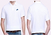 Detroit Lions Players Performance Polo Shirt-White,baseball caps,new era cap wholesale,wholesale hats
