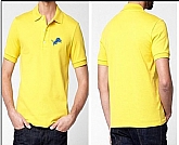 Detroit Lions Players Performance Polo Shirt-Yellow,baseball caps,new era cap wholesale,wholesale hats