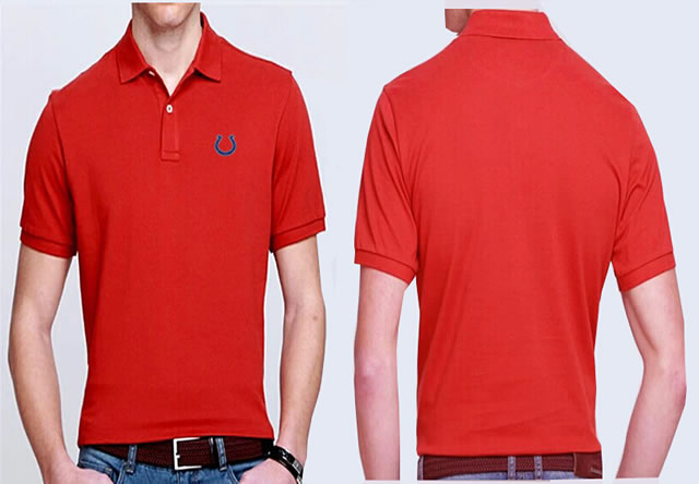 Indianapolis Colts Players Performance Polo Shirt-Red