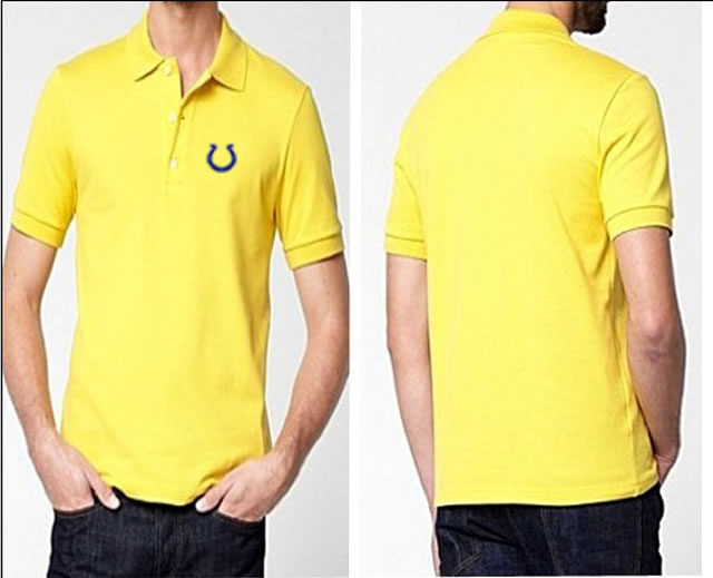 Indianapolis Colts Players Performance Polo Shirt-Yellow