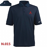 Nike Atlanta Braves 2014 Players Performance Polo Shirt-Dark Blue