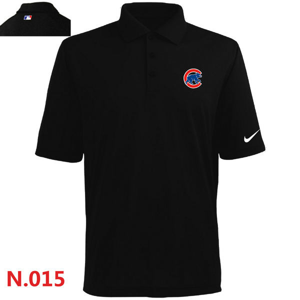 Nike Chicago Cubs 2014 Players Performance Polo Shirt-Black