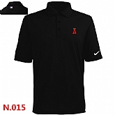 Nike Los Angeles Angels of Anaheim 2014 Players Performance Polo Shirt-Black