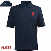 Nike St.Louis Cardinals 2014 Players Performance Polo Shirt-Dark Blue,baseball caps,new era cap wholesale,wholesale hats