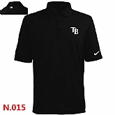 Nike Tampa Bay Rays 2014 Players Performance Polo Shirt-Black