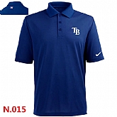 Nike Tampa Bay Rays 2014 Players Performance Polo Shirt-Blue