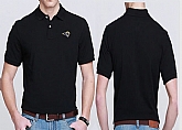 St. Louis Rams Players Performance Polo Shirt-Black,baseball caps,new era cap wholesale,wholesale hats