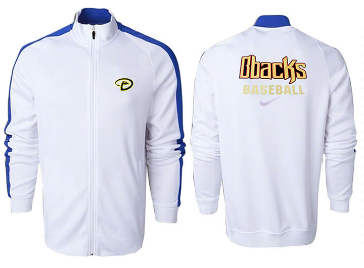 MLB Arizona Diamondbacks Team Logo 2015 Men Baseball Jacket (12)