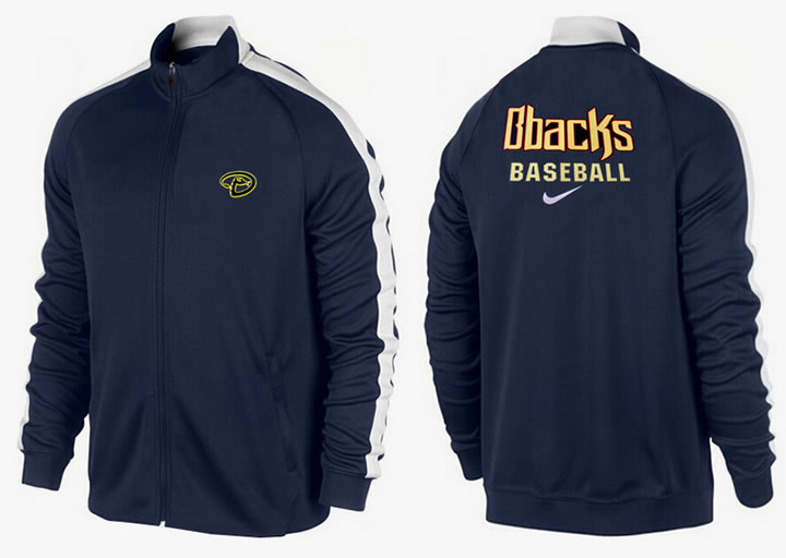 MLB Arizona Diamondbacks Team Logo 2015 Men Baseball Jacket (3)