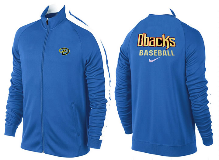 MLB Arizona Diamondbacks Team Logo 2015 Men Baseball Jacket (6)