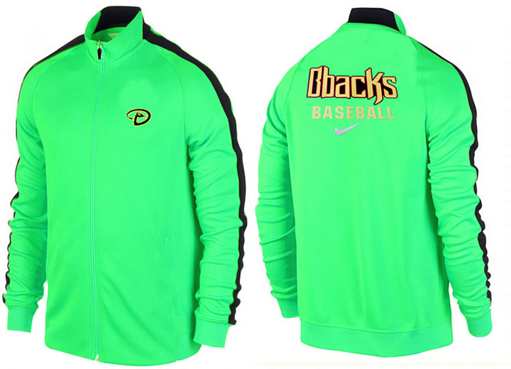 MLB Arizona Diamondbacks Team Logo 2015 Men Baseball Jacket (8)