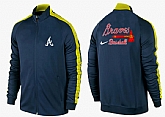 MLB Atlanta Braves Team Logo 2015 Men Baseball Jacket (15),baseball caps,new era cap wholesale,wholesale hats