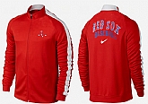 MLB Boston Red Sox Team Logo 2015 Men Baseball Jacket (11)