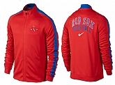 MLB Boston Red Sox Team Logo 2015 Men Baseball Jacket (7),baseball caps,new era cap wholesale,wholesale hats