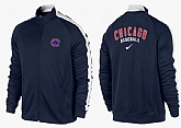 MLB Chicago Cubs Team Logo 2015 Men Baseball Jacket (13),baseball caps,new era cap wholesale,wholesale hats