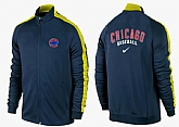MLB Chicago Cubs Team Logo 2015 Men Baseball Jacket (15),baseball caps,new era cap wholesale,wholesale hats