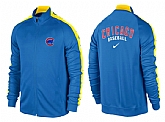 MLB Chicago Cubs Team Logo 2015 Men Baseball Jacket (17),baseball caps,new era cap wholesale,wholesale hats