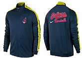 MLB Cleveland Indians Team Logo 2015 Men Baseball Jacket (1),baseball caps,new era cap wholesale,wholesale hats