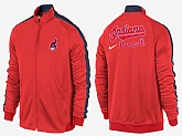 MLB Cleveland Indians Team Logo 2015 Men Baseball Jacket (12),baseball caps,new era cap wholesale,wholesale hats