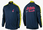 MLB Cleveland Indians Team Logo 2015 Men Baseball Jacket (15),baseball caps,new era cap wholesale,wholesale hats