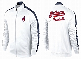 MLB Cleveland Indians Team Logo 2015 Men Baseball Jacket (2),baseball caps,new era cap wholesale,wholesale hats