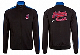 MLB Cleveland Indians Team Logo 2015 Men Baseball Jacket (5),baseball caps,new era cap wholesale,wholesale hats